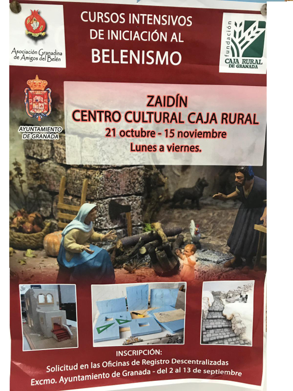 ©Ayto.Granada: Enredate: CURSOS INTENSIVOS DE INICIACIN AL BELENISMO